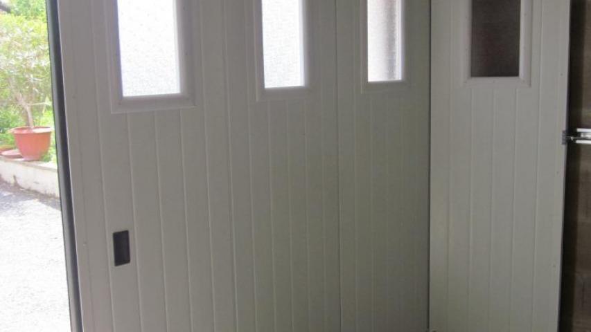 Porte de garage latérale - Isolation