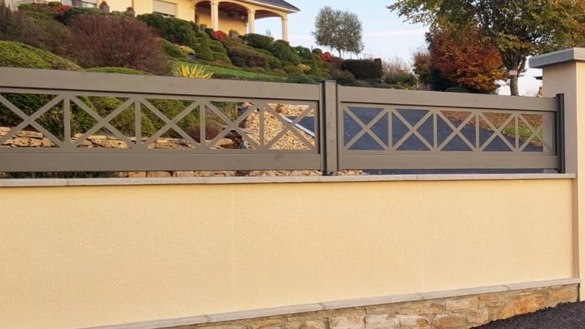 Clôture Aluminium Ajourée