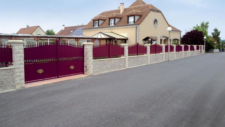 Clôture Aluminium Pleine