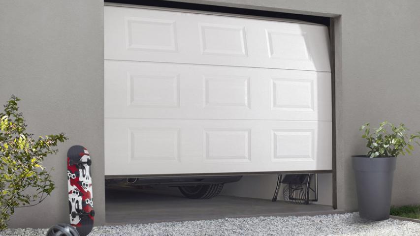 Porte de garage sectionnelle sans portillon