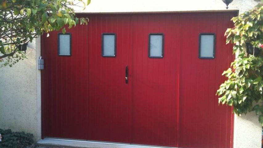 Porte de garage battante
